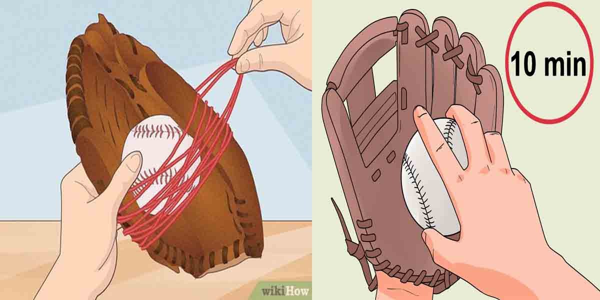How to break in baseball gloves
